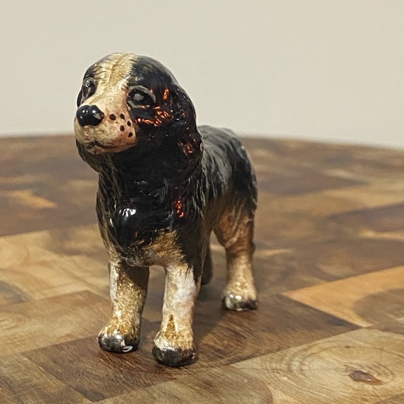Cast iron spaniel figurine - Picture 3 of 5
